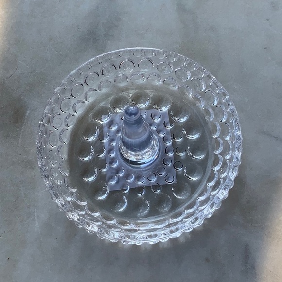 GODINGER STUIO CRYSTAL RING HOLDER DOTS ROUND NEW - Picture 2 of 7